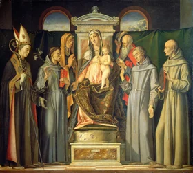 Madonna entronizada, 1480